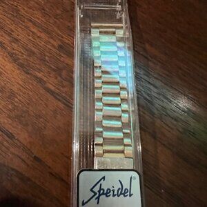 SPEIDEL WATCH BAND, ROSE GOLD WITH DEPLOYMENT BUCKLE/STRAP NEW